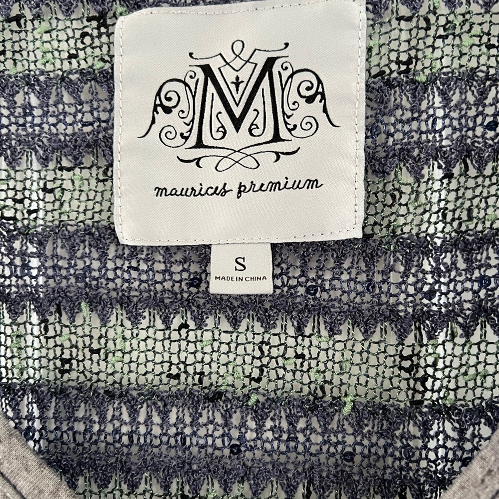Maurices Gray and Black Embellished Tank Top - Picture 4 of 4